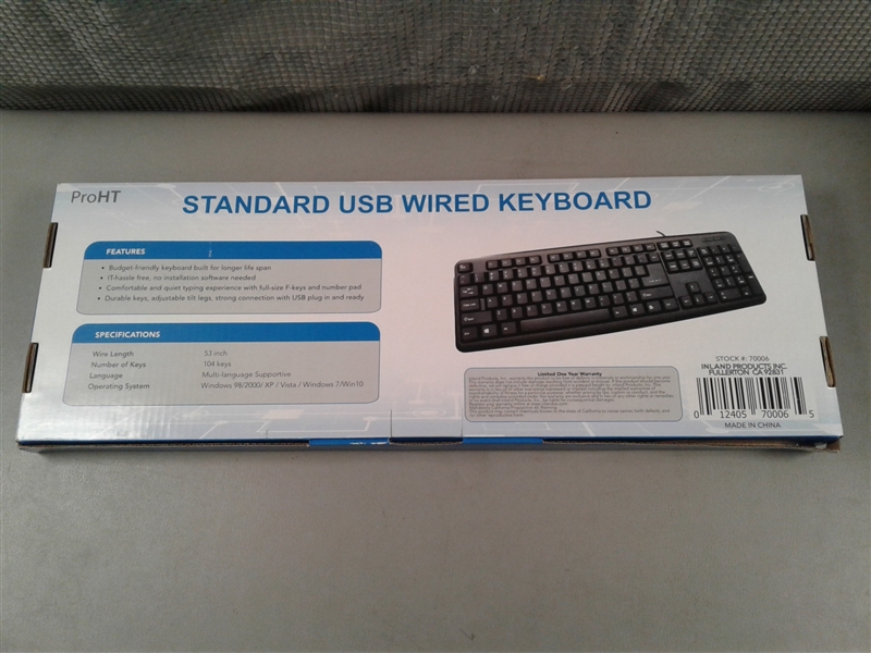 1 New ProHT Keyboard & Metal Mesh Organizer