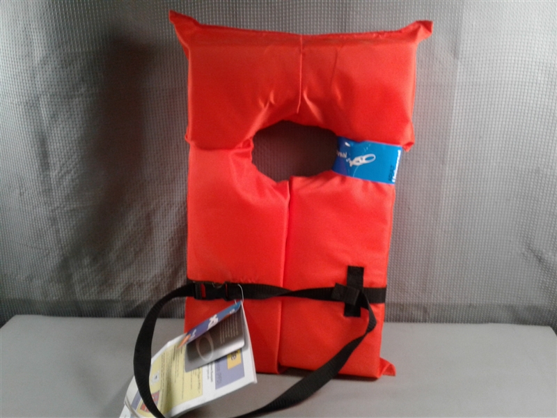 New- Pair of Exxel Adult Life Vests Type II PFD