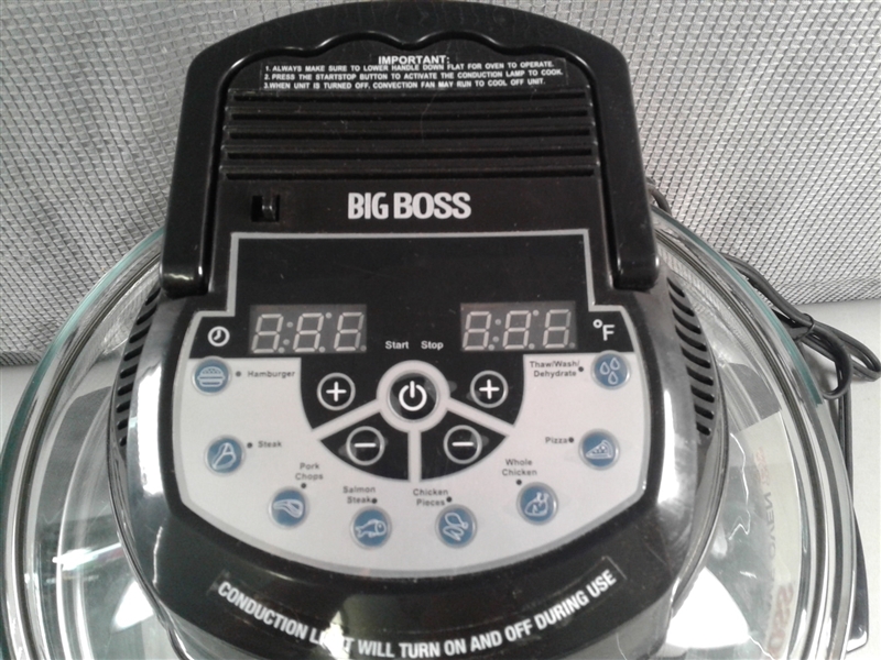 Big Boss Digital Rapid Wave Oven with 8 Pre-Programmed Settings