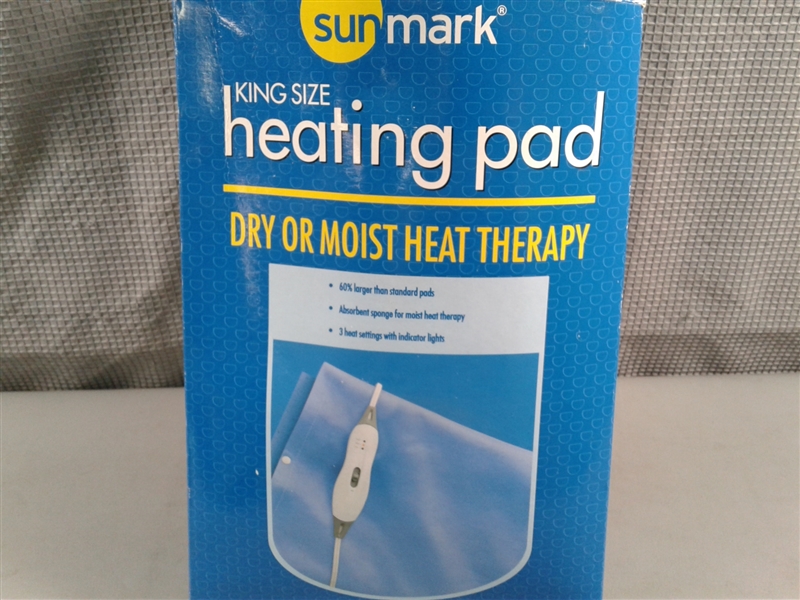 Sunmark King Size Heating Pad 