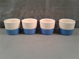 Set of 4 Universal Potteries Ovenproof Custard Cups