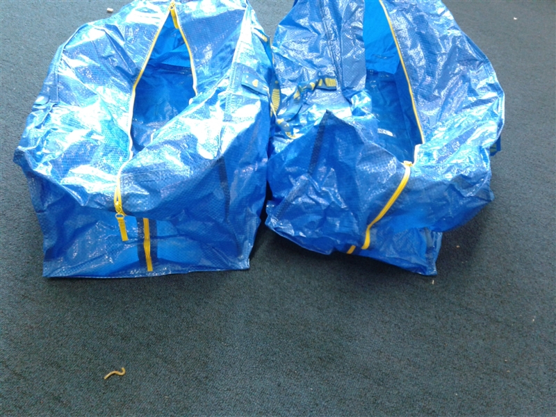 Pair of 27 Ikea Storage Bags