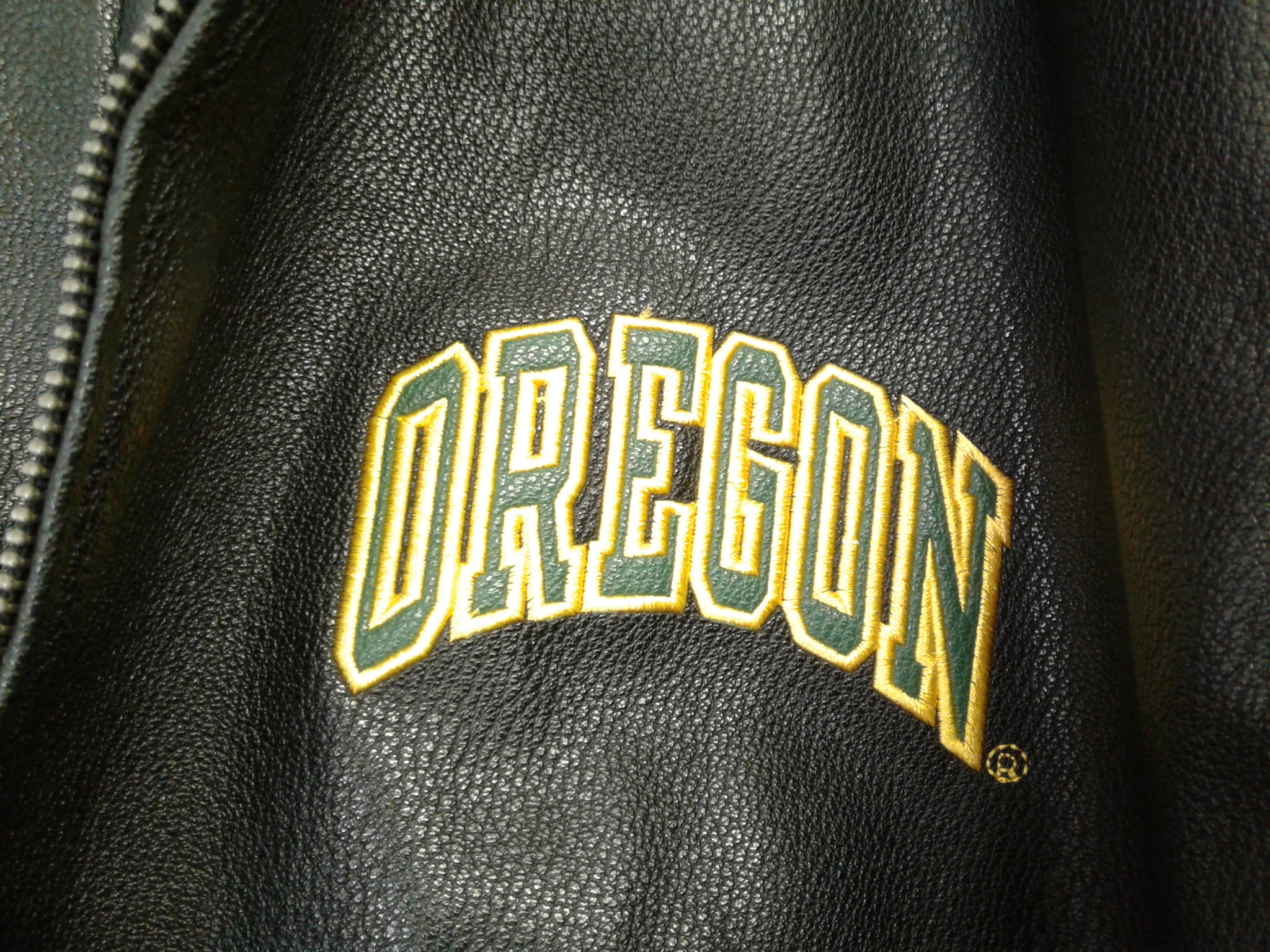 Lot Detail - 2XL Oregon Ducks Letterman Jacket