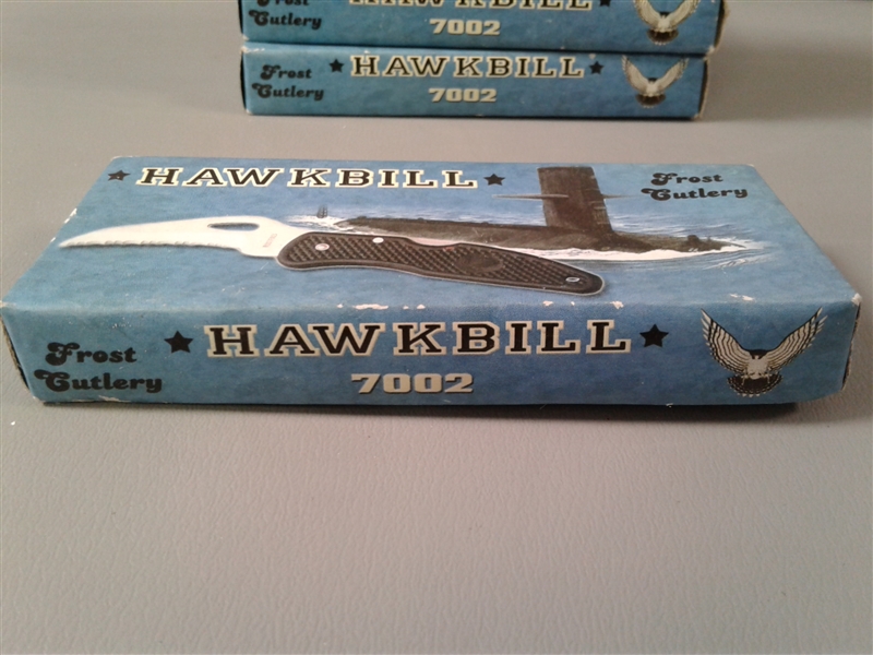 New-5 Frost Cutlery Hawkbill Pocket Knives