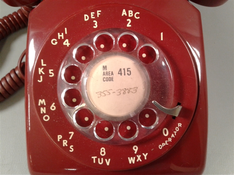 Pair of Vintage Rotary Phones