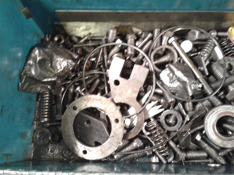 Tool Box Full Of Bolts, Washers And More 