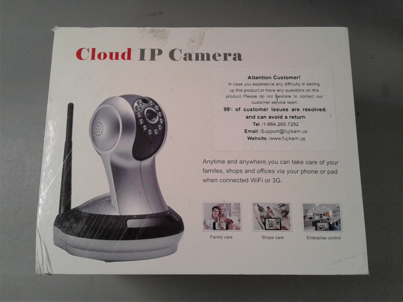 FuJikam FI-361 HD, cloud IP/Network, Wireless, Video Monitoring, Surveillance Camera