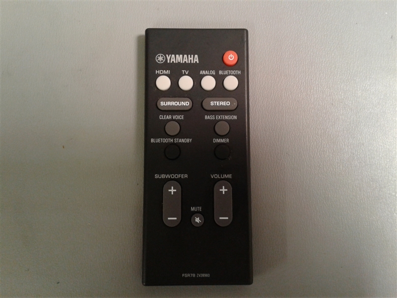 Yamaha Soundbar with Wireless Subwoofer- Bluetooth