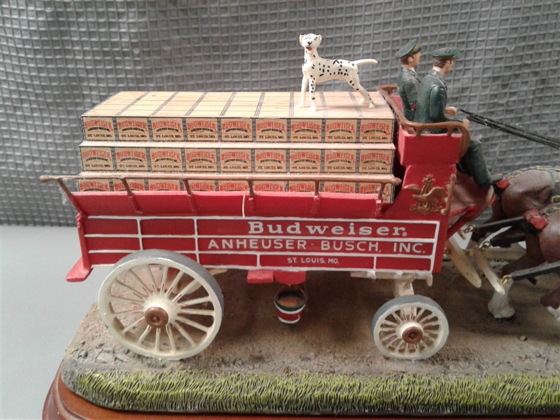 The Danbury Mint Vintage Budweiser Clydesdales