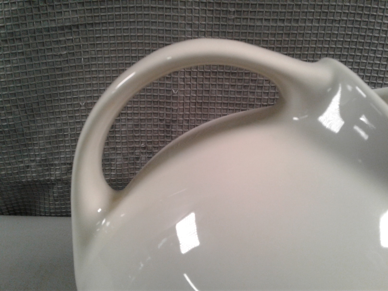 Lot Detail Vintage Hall 633 Ball Ceramic Water Pitcher Off White