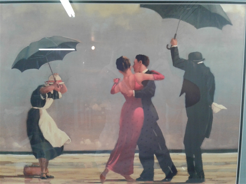 Framed Vettriano Picture The Singing Butler