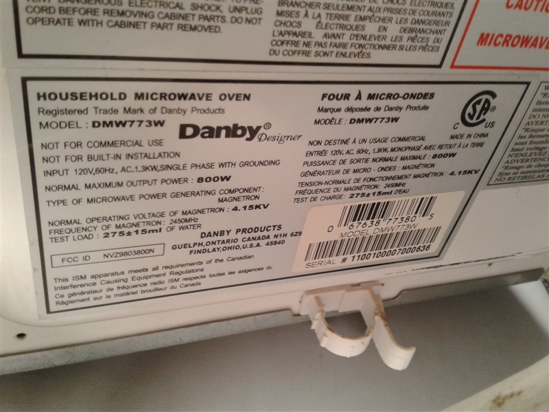 Danby Microwave