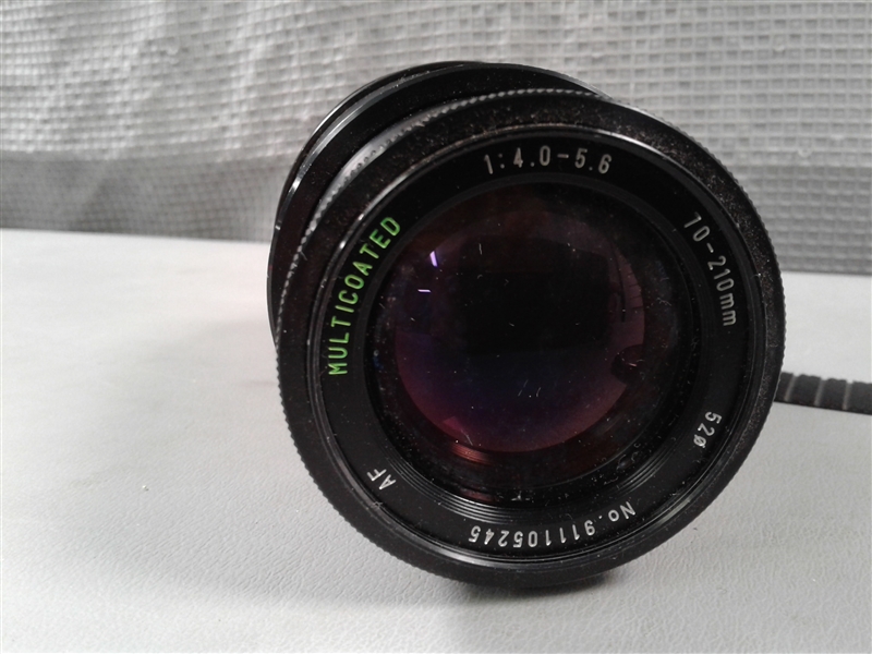 Sears Mod No 202.8005500 AF70-20 Macro Zoom Camera Lens 52mm