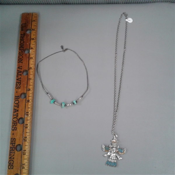 Vintage Silver/Turquoise Lot- Sarah Con, Sterling, & Real Stone