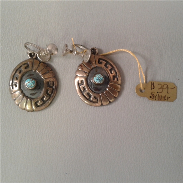 Vintage Silver/Turquoise Lot- Sarah Con, Sterling, & Real Stone