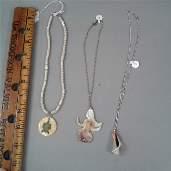 Sterling Silver Pin, Abalone and Shell Jewelry and Pins