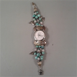 Southwest Traditions Liberty 1911 Sterling Silver & Turquoise Watch