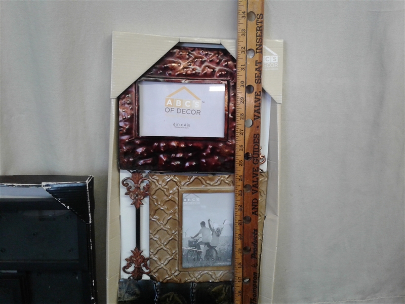 3 New Wall Mount Picture Frames