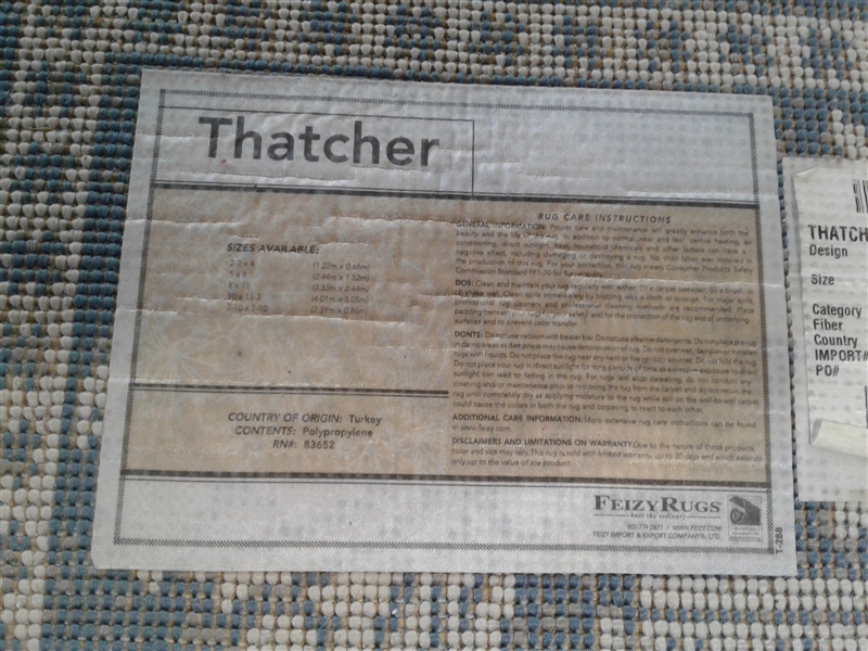 Thatcher Collection 2'1x7'10 Runner Rug