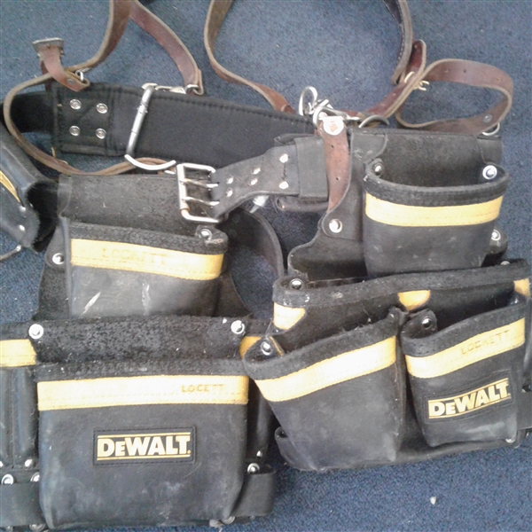 Dewalt Contractor's Tool Belt with Detachable Suspenders