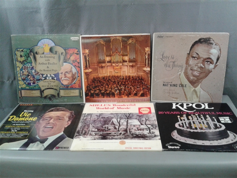 Vintage Vinyl Records-Frank Sinatra, Lester Lann, Date Nite At Disneyland etc.