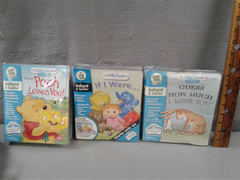 Leap Frog Baby Little Touch LeapPad Learning System with 3 Books