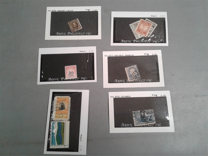 Vintage Postage Stamp Collection- New and Postmarked