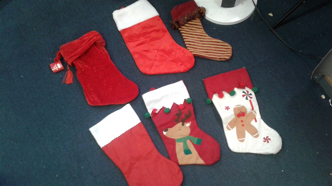 Christmas- Decor, Stockings, Table Runners Etc