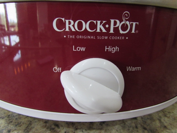 CROCK POT SLOW COOKER