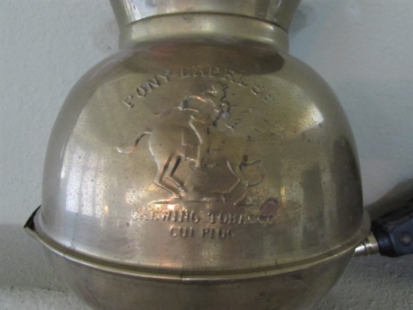 BRASS SPITTOON & BELLOWS