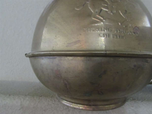 BRASS SPITTOON & BELLOWS