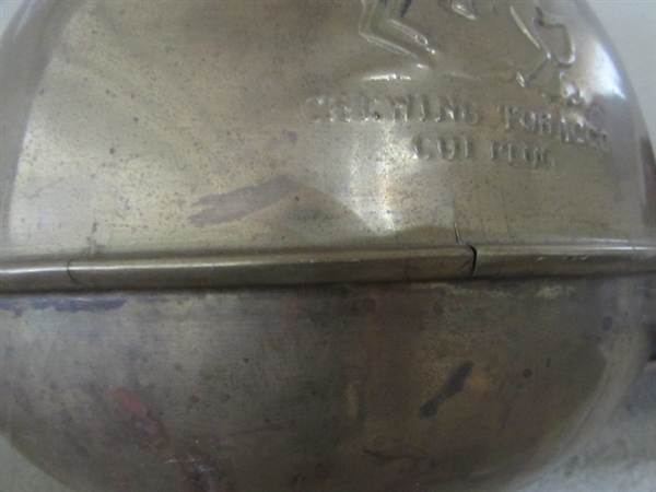 BRASS SPITTOON & BELLOWS