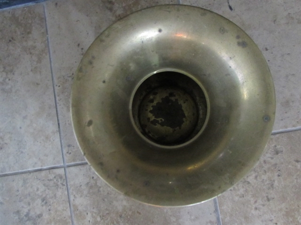 BRASS SPITTOON & BELLOWS