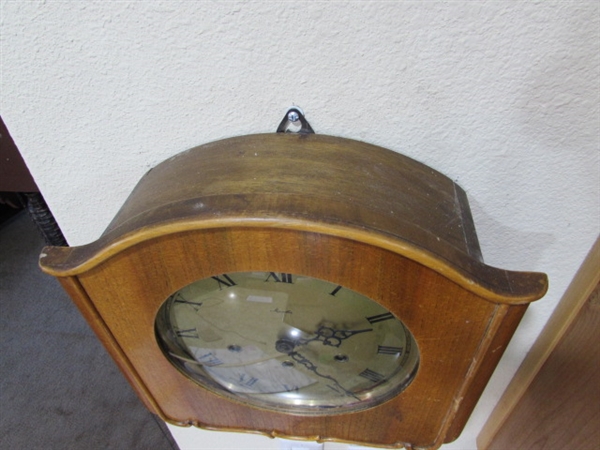 VINTAGE GERMAN 8-DAY MAUTHE WALL CLOCK