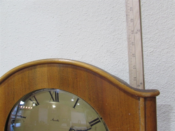 VINTAGE GERMAN 8-DAY MAUTHE WALL CLOCK