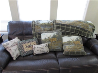 FISHING/HUNTING ACCENT PILLOWS & SHAMS