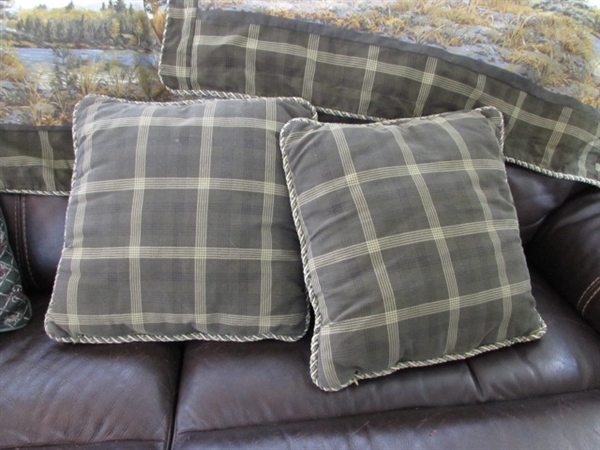 FISHING/HUNTING ACCENT PILLOWS & SHAMS