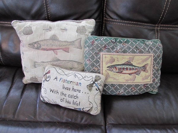 FISHING/HUNTING ACCENT PILLOWS & SHAMS