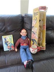 VINTAGE HOWDY DOODY VENTRILOQUIST DOLL, BOOK, MUG & MORE