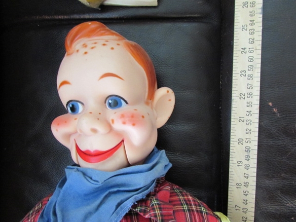 VINTAGE HOWDY DOODY VENTRILOQUIST DOLL, BOOK, MUG & MORE