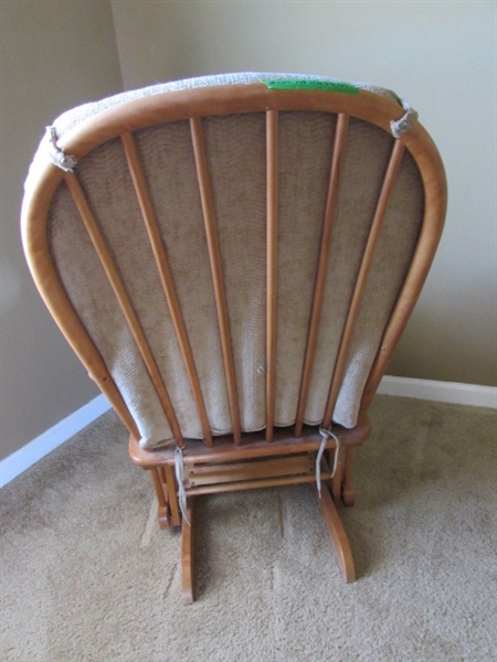 GLIDER ROCKER WITH FOOTSTOOL