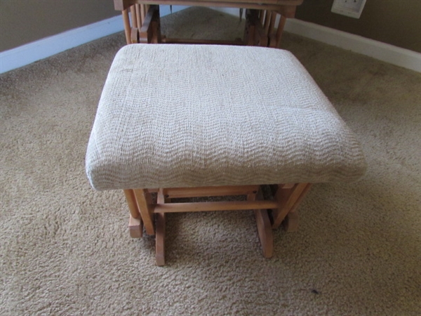 GLIDER ROCKER WITH FOOTSTOOL