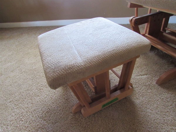 GLIDER ROCKER WITH FOOTSTOOL