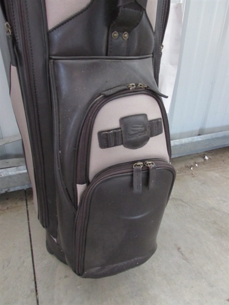 BURTON GOLF BAG & METAL GOLF DOOR STOP