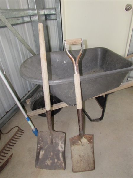 WHEELBARROW & YARD TOOLS