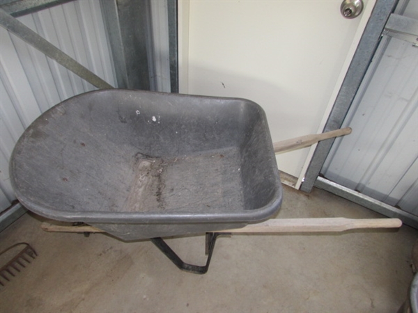 WHEELBARROW & YARD TOOLS