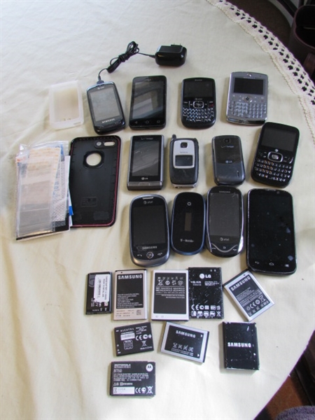 CELL PHONES & BATTERIES
