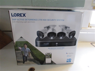 LOREX 4-CAMERA SECURITY SYSTEM