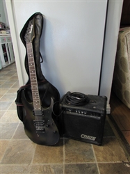 IBANEZ GIO ELECTRIC GUITAR & CRATE AMP