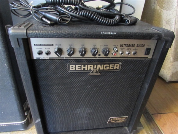 FIRST ACT ELECTRIC GUITAR & BEHRINGER AMP
